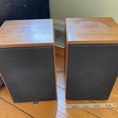 Canton Teak Speakers