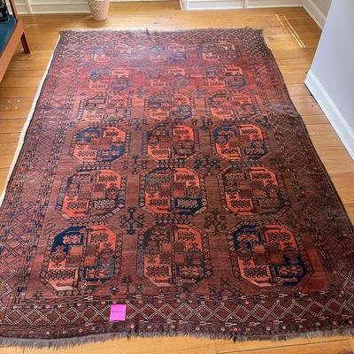 Antique Hand Woven Area Rug