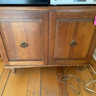 Vintage Wooden Storage Cabinet