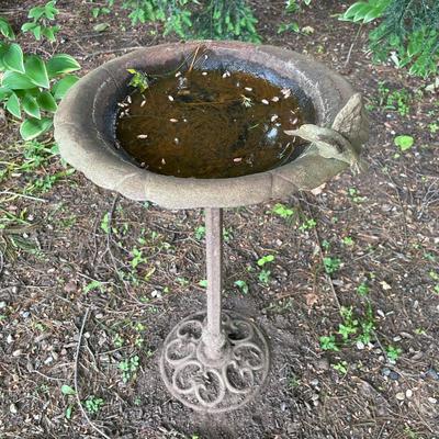 Iron Birdbath