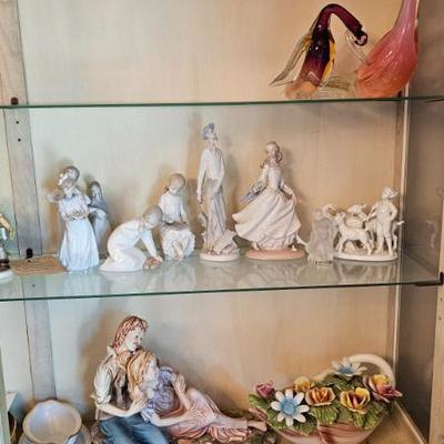 Lladro and Murano glass
