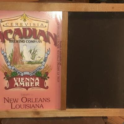 Lg0010 acadian brewing company vienna amber tavern pub bar sign