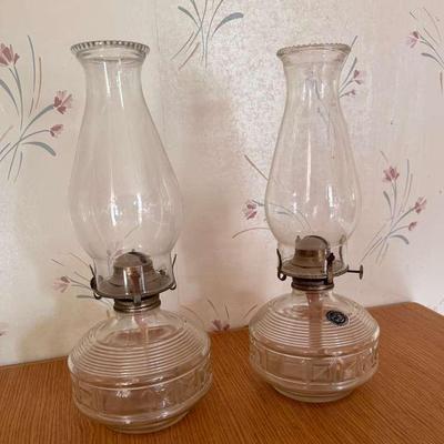 Matching Pair Of Hirrican Oil Lamps