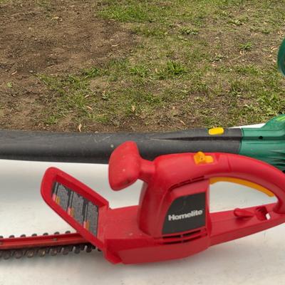 Electric Hedge Trimmer & Leaf Blower