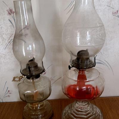 Pair of Vintage Oil Lamps #2