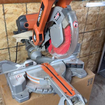 Ridgid 10” Dual-Bevel Sliding Compound Miter Saw
