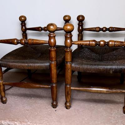 Pair of Vintage Footrests 