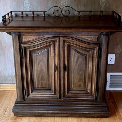 Mid-Century Rolling Bar