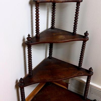 Corner Shelf for Plants, Decor, Knick-Knacks 