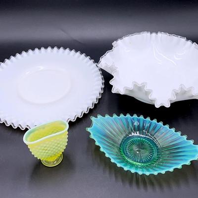 Mid Century Fostoria Heirloom Glass Pieces