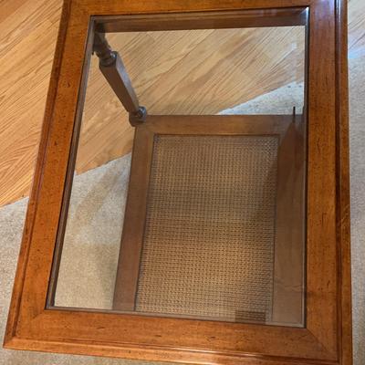 Glass Top Side Table