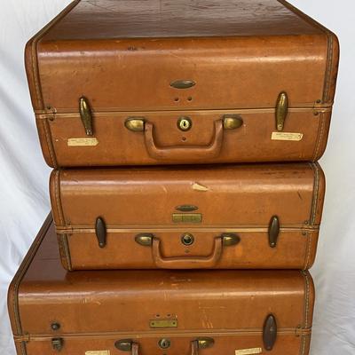 Trio of Vintage Lugage