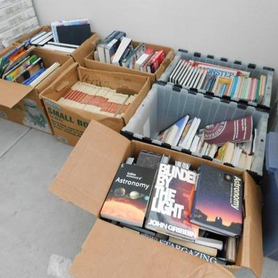 Sale Photo Thumbnail #202: Boxes and boxes of books