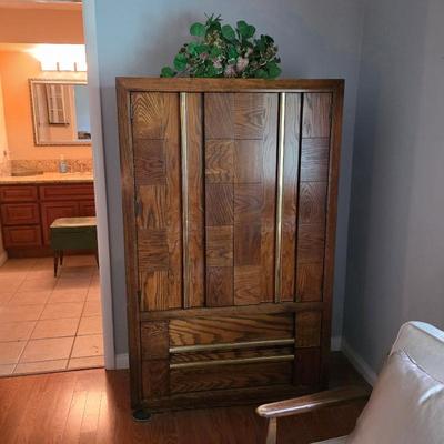 Sale Photo Thumbnail #150: Lane mid century brutalist armoire