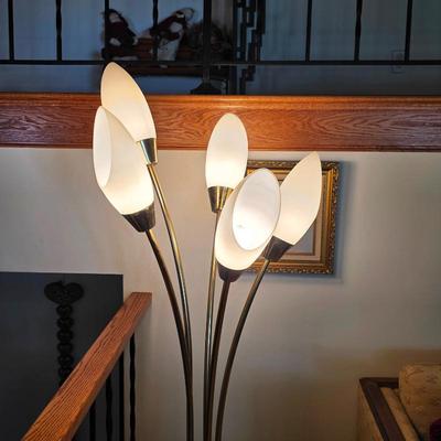 Mid century modern tulip floor lamp