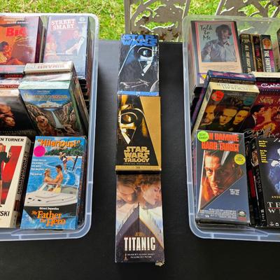 VHS tapes