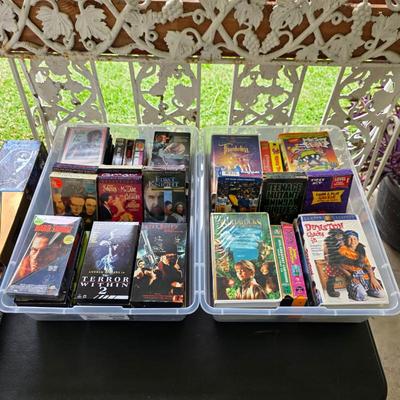 VHS tapes