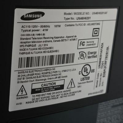 Samsung UN46H6201 46" 1080p 240 CMR LED Smart TV w/ Wi-Fi