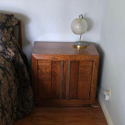Sale Photo Thumbnail #157: Lane mid century brutalist nightstand