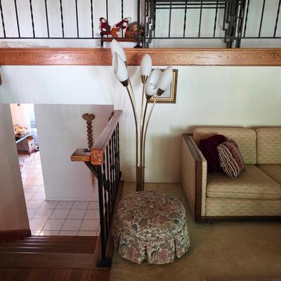 Mid century modern tulip floor lamp