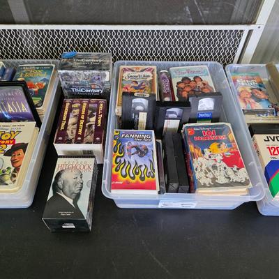 VHS tapes