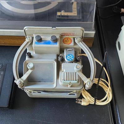 Vintage film editing machine