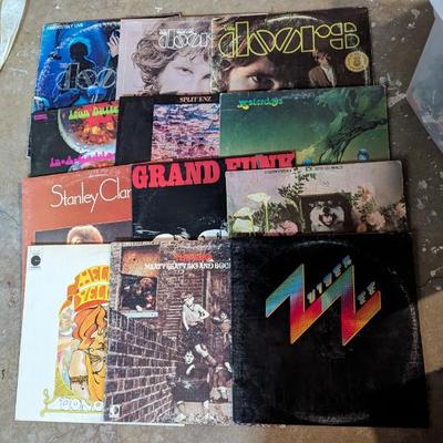 Lot #84 - Vintage 1960s 1970s Vinyl Records Lot, Including The Doors, YES, and The Who