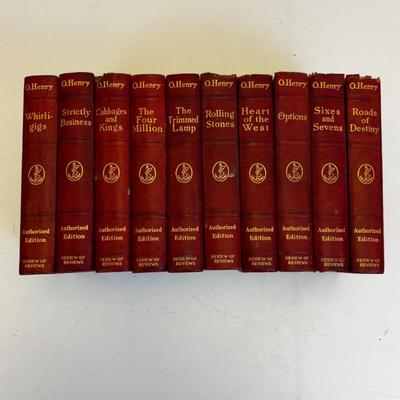 Lot #25 - O. Henry Authorized Edition Book Lot