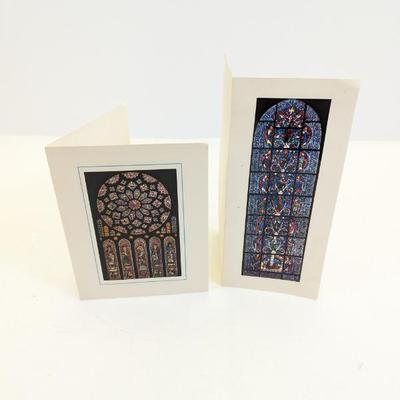 Lot #35 - Vintage Stained Glass Cards from Cathédrale de Chartres