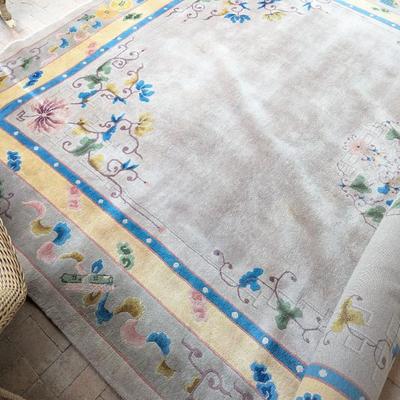 Lot #228 - Huge Antique Chinese Area Rug