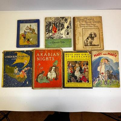 Lot #12 - Collection of Antique & Vintage Children's Books, Including 1st Editions