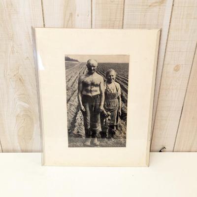 Lot #53 - Antique Picture on Board