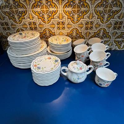 Lot #130 - Vintage 1970s Sears Country French Ironstone Dinnerware