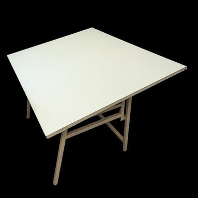 Lot #64 - Artists Lot: Drafting Table with T Square, 2 Tubes with Thin Paper, & 2 Art Cases