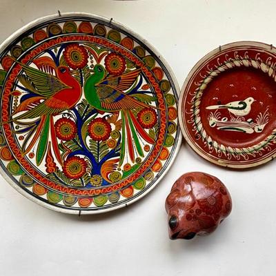 Lot #179 - Vintage Mexican Hand Crafted Pottery Collection Tonala