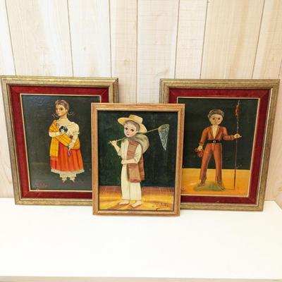 Lot #37 - Agapito Labios Folk Art Paintings
