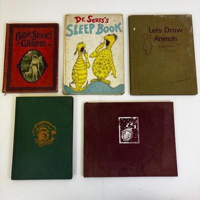 Lot #14 - Lot of Antique & Vintage 1st Edition Children's Books