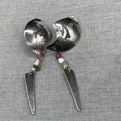 Signed Artisan jewelry, sterling