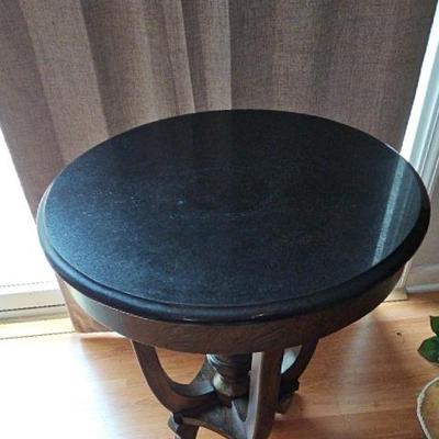 Cold Stone Top Occasionall  Table