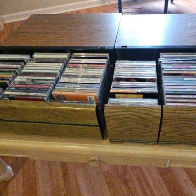 2 Storage Boxes With Mystery  CDs