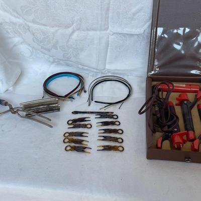 Vintage Hair Accessories Including Antique Hair Crimper 