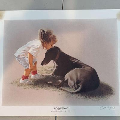 “I Knight Thee” Greyhound By Brett Longley