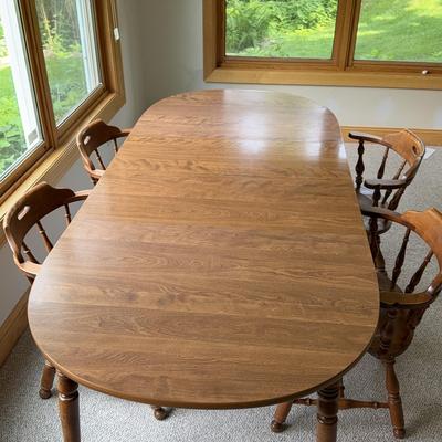 Oak Table And Chairs