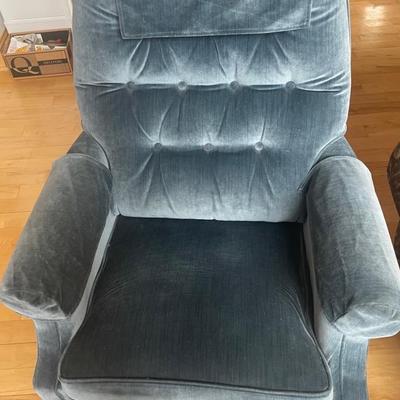 Blue Recliner Chair 