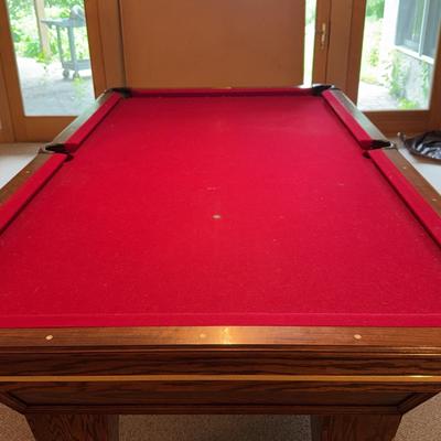 Pool Table With Table Tennis Attachment 