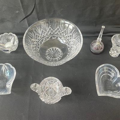 Mystery Lot Of Crystal Including Waterford Crystal 