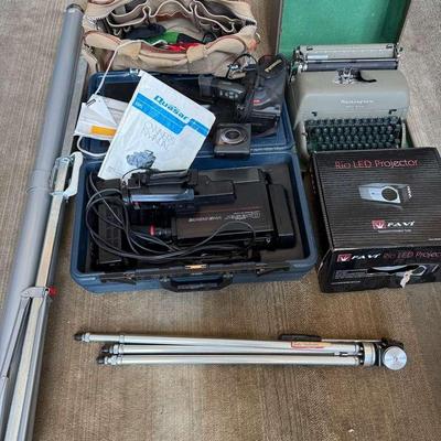 Mystery Lot: Vintage Remington Typewriter + Quasar Video Camera