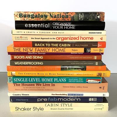 Variety Of Books On Home Styles, Organizing And Improvement