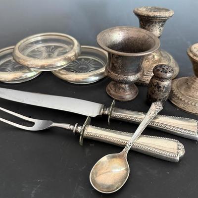 Sterling Silver Assortment With Solid & Weighted Pieces (10)