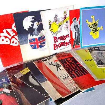 1960’s Vintage Playbills With Musicals’ Ephemera 